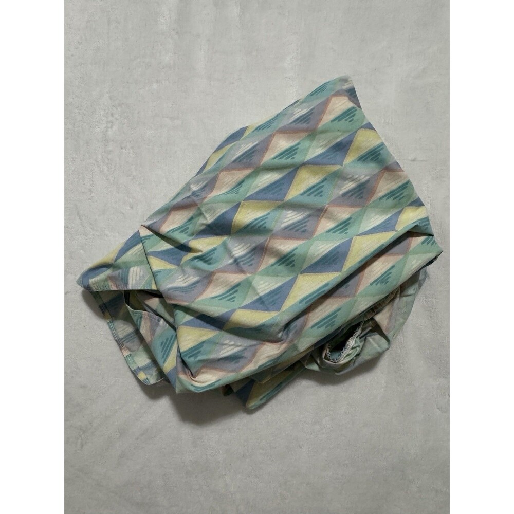 Collier Campbell Vintage Lapis Lagoon Twin Fitted Sheet Southwestern Fabric Only